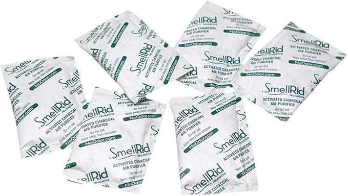 SMELLRID Activated Carbon Odor Eliminator Pouch – Neutralizes Odors in Closets