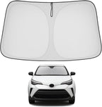 Proadsy 2026 Upgrade Front Windshield Sun Shade Foldable Sunshade Protector Custom Fit 2018-2023 CH-R C-HR CHR, XLE Premium CUV Winter Accessories