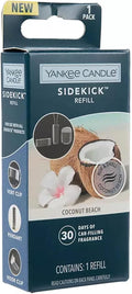 Yankee Candle Sidekick Car Air Freshener Refill (Coconut Beach, 1 Pack)