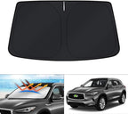 KUST Windshield Sun Shade for 2019-2021 Infiniti QX50 & 2021-2025 2026 QX55 Accessories Window Sunshade Sun Visor Protector Foldable Blocks UV Rays Keep Car Cooler