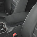 INTGET Center Console Armrest Cover for Toyota RAV4 Accessories 2025 2024 2023 2022 2021 2020 2019 Leather Middle Console Lid Cover Protector Arm Rest Covering Car (Black Neoprene)