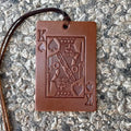 Air Flair | Leather Car Air Freshener | King of Spades Brown (Leather Scent)