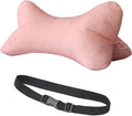 Neck & Cervical Pillows Dog Bone Shaped Travel Neck Pillows With Washable Removable Cover Have Loops On Either End For Car Bus Truck Driving Comfort Head Rest Support Neck Chiropractic Pillow ( Color