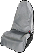 Leader Accessories Grey Car Seat Cover Front Seats Protector for Gym Workout,Running,Swimming,Beach and Hiking,Waterproof Velvet Bucket Seat Cover for Car Trucks SUV Jeep