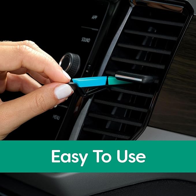 Refresh Your Car Odor Eliminating Auto Vent Stick Car and Home Air Freshener, Summer Breeze/Alpine Meadow Scent, 6 Sticks