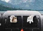 WIRESTER Fresh Scented Car Air Freshener Vent Clip, Decorative Accessories, Interior Decoration for Cars - Birds, Bear, Chicken, Rhino, Hippo, Snake, Horse