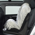 MHWGY Car Seat Sun Shade Cover, Reflective Baby Seat Covers to Keep The Car Seat Cool, Auto Window Sun Protection with Shade Reflector UV Ray Helpers(Maximum Extension Size: 53.1" x 47.2")