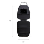 Munchkin Car Seat Cover with Tablet Holder for Under Baby Car Seats and Toddler Booster Seats, Elite Seat Guardian Protector, Rear and Forward Facing, Dark Grey