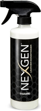 Nexgen Car Leather Conditioner - Quick Spray Interior Conditioner and Leather Restorer - Gentle Liquid Formula, Multi-Purpose Conditioner for Cars Interior, Couch, Boots, Purses, & More 16 Oz