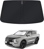 KUST Windshield Sun Shade for Mitsubishi Outlander 2022-2024 2025 2026 Window Accessories Shade Sun Visor Foldable Block UV Rays Keep Car Cooler