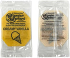 Wonder Wafers - Diamond-Ultra Scented Car Air Fresheners - Individually Wrapped (15 Per Pack) (Creamy Vanilla)
