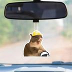 Rawan 4 Pack Car Air Freshener Cat, Accessories Cute for Women Girls And men Car, Funny Decor Hanging Fresheners Car Interior Room Decorations, for Christmas Gift (A, 2 Scent)