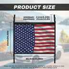American Butterfly Flag Car Roof Storage Bag Hanging Car Storage Bag Premium Car Seat Organizer Inner Car Accessories Compatible with Most Vehicles