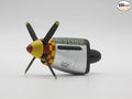 P-51 "OLD CROW" Car Air Freshener with Spinning Propeller, Vent Clip, Cool Car Accessories for Men, Unique Aviation Gifts for Pilots, Veterans & WWII History Buffs