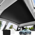 Car Sunroof Compatible with Q5 2017-2009 5-Door SUV, Foldable Glass Roof Sunshade with Storage Bag, Heat Insulation Sun Protection Roof Interior Sunshade, Black