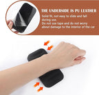 2PCS Car Arm Rest Elbow Pads,Comfortable Car Arm Rest Cushion with Memory Foam Pad for Arm Support,Universal Car Door Armrest Pad Car Interior Accessories (Black)