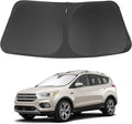 Windshield Sun Shade Compatible with Ford Escape 2013-2019 Accessories Foldable Window Sunshade Sun Visor Protector Blocks Sun Rays