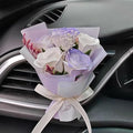 Car Flower Bouquet Air Freshener Vent Clips Mini Bouquet Dried Flower For Car and Household Decoration Car Vent Clip Auto Interior Accessories