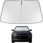 Proadsy Windshield Sun Shade for 2021-2025 2026 Chevrolet/Chevy Trailblazer Foldable Front Sunshade Protector Sun Visor Blocks UV Rays Keep Car Cooler