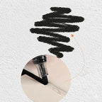 Black Grout Paint Pen Tile Grout Colorant & Sealer Marker, Quick-Dry, Ideal for Bathroom, Shower, Kitchen Tiles Restores Grout Lines, 3 Adjustable Tips (2-3 mm) 2 Pack