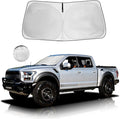 Windshield Sun Shade for 2026-2019 GMC Sierra 1500 2500 3500 SLT, AT4, Denali, Custom Fit Sunshade Truck Accessories, Foldable Pickup Front Window Sun Shade Shield Visor Protector