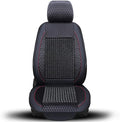 Blueshyhall Wooden Beaded Car Seat Cover Comfortable Massage Car Seat Cushion Cool Breathing–Universal SUV Auto Office Home, Black