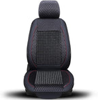 Blueshyhall Wooden Beaded Car Seat Cover Comfortable Massage Car Seat Cushion Cool Breathing–Universal SUV Auto Office Home, Black