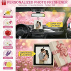 Custom Air Fresheners with Picture - Personalized Photo Air Freshener for Car,Home,Wardrobe,Bathroom,Customized Gifts for Man Boyfriend Husband Him Dad Woman(Square)