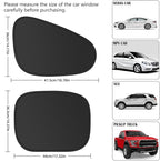 4PCS Car Window Shade, Automobile Sunshade, Car Sun Blocker, Static Suction car Window Sunshade, 99% Sun-Blocking Rate, Front and Rear Window sunshades