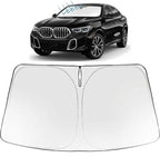 Proadsy Windshield Sun Shade for BMW X6 2020-2026 Foldable Front Sunshade Protector Sun Visor Blocks UV Rays Keep Car Cooler Accessories