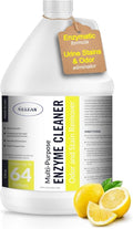 Multi-Purpose Probiotic Enzyme Cleaner, (128 oz, Citrus) - Pet Stain and Odor Remover - Concentrated - Professional & Home Strength Drains, Floors, Bathrooms, Toilets Trash Can, Made in USA