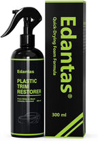 Plastic Restorer,Black Trim Restorer-UV Protection & Dirt,Add Shine and Protect Exterior Trim with Durability,Plastic Restorer for Cars Black Exterior & Interior Care for Detailing,10.15 FL OZ