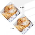 Personalized Car Air Fresheners Hanging Design with Picture Logo Name, Double-Sided Customized Gift for Men Women, Square