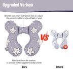 KAKIBLIN Baby Neck Pillow,Upgraded Baby Support Pillow, Head Pillow,Travel Pillow for Car Seat, Stroller, Pushchair,Travel (Star)