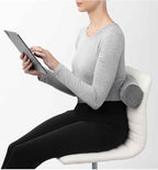 Brookstone Free Form Travel Pillow - Lightweight Flexible Memory Foam Travel Neck Pillow for Sleeping, Car, Airplane & Travel Support, Grey