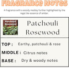 Car Air Freshener |Patchouli Rosewood Scented Car Fresheners for Women & Men | Long Lasting Fragrance Car Scents | Air Diffuser with Car Vent Clip (2 Pack Car Scent), Clear