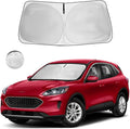 Windshield Sun Shade for Ford Escape S, SE, SE Sport Hybrid, SEL, Titanium 2019 2020 2021 2022 2023 Accessories Sunshade Windshield Cover - 4 Layers Sun Visor Window Shade Blocks UV Rays Cooler Car