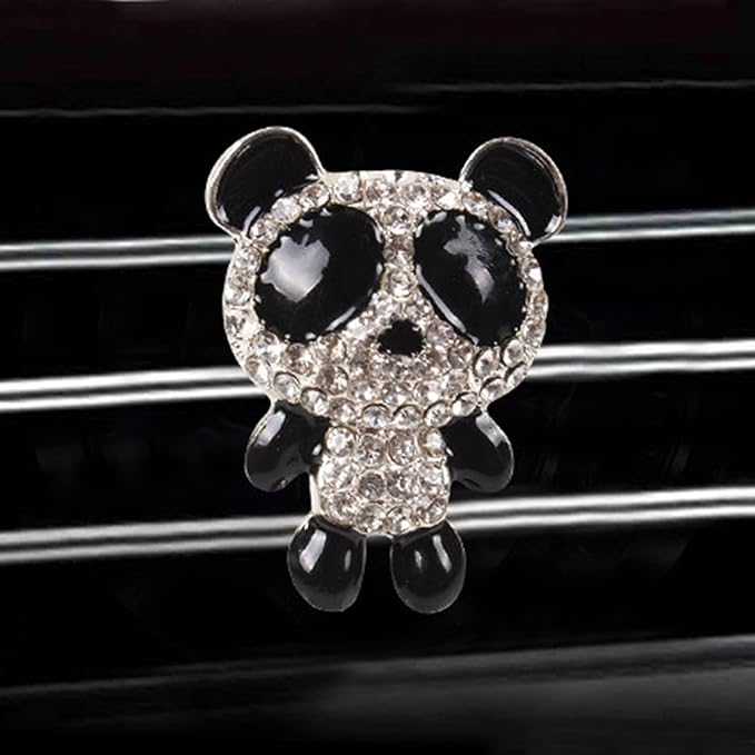 Lovely Panda Pattern Car Perfume Clip - Car Air Vent Freshener Fragrance Perfume Clip Diffuser - Car Air Freshener Interior - Car Aromatherapy Diffuser Car Decoration