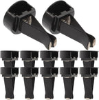 100pcs Square Head Car Vent Clips, Air Freshener Car Outlet Perfume Conditioner Clips with Plastic Slot Head for Office Home