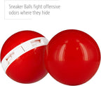 Sneaker Balls Odor-Fighting Shoe Fresheners, Eliminates Unpleasant Smells, Perfect For Sneakers, Gym Bags, Gear Bags, Drawers, Lockers, And More!, Emoji, 6 Pack