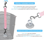 Retractable Bicycle Dog Seatbelt, Elastic Pet Safety Leash Harness for Cat, Dog Leash Extension Attachment Shock Absorbing Lead Extension Absorber (Pink)