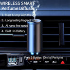 Smart Car Air Freshener Diffuser, Aromatizante para Carro Inteligente Intelligent Car Aroma (3pcs Oils/Ocean)
