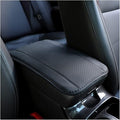 Ziciner Leather Car Center Console Armrest Pad, PU Waterproof Auto Seat Box Cover Protector, Hand Rest Cushion Protection Pad, Vehicles Interior Accessories Universal for Truck,SUV (Black A)