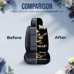 GENANY Funny Duck Car Seat Covers Set of 2, Breathable Front Seat Covers for Truck Sedan SUV, Funny Car Accessories, Duck Gift for Women Men