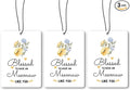 Meemaw Grandma Gifts Car Air Freshener Hanging 3 Pack, Blessed to Have An Mommom Car Accessories Gifts for Grandma Christmas Women,Rustic Floral Scent Card Lavender for Closet Bathroom Decor