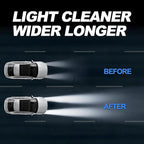 Advanced Car Headlight Restoration Kit: Erase Yellowing & Oxidation Restores Clarity with Long-Lasting UV & Hydrophobic Ceramic Shield - Restoration Fluid Kit for Cars, Trucks and SUVs