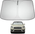Proadsy 2026 Upgrade Front Windshield Sun Shade Foldable Sunshade Protector Custom Fit 2019-2023 Lincoln Nautilus SUV Accessories, PRS331