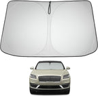 Proadsy 2026 Upgrade Front Windshield Sun Shade Foldable Sunshade Protector Custom Fit 2019-2023 Lincoln Nautilus SUV Accessories, PRS331