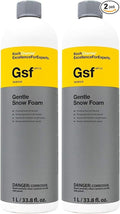 KOCHCHEMIE Gentle Snow Foam - pH Neutral Pre-Cleaning; Works With Foam Cannons & Sprayers; Manual Washing Shampoo; Safe on Existing Wax & Sealed Surfaces; Unique Cherry Fragrance (1 Liter) (Pack of 2)