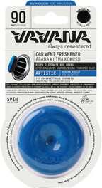 SPIN Car Air Freshener for AC Vent – ARTISTIC AEGEAN BREEZE, Essential Oil Car Fragrance, Liquid Free Solid Core, Long Lasting (3 Pack)